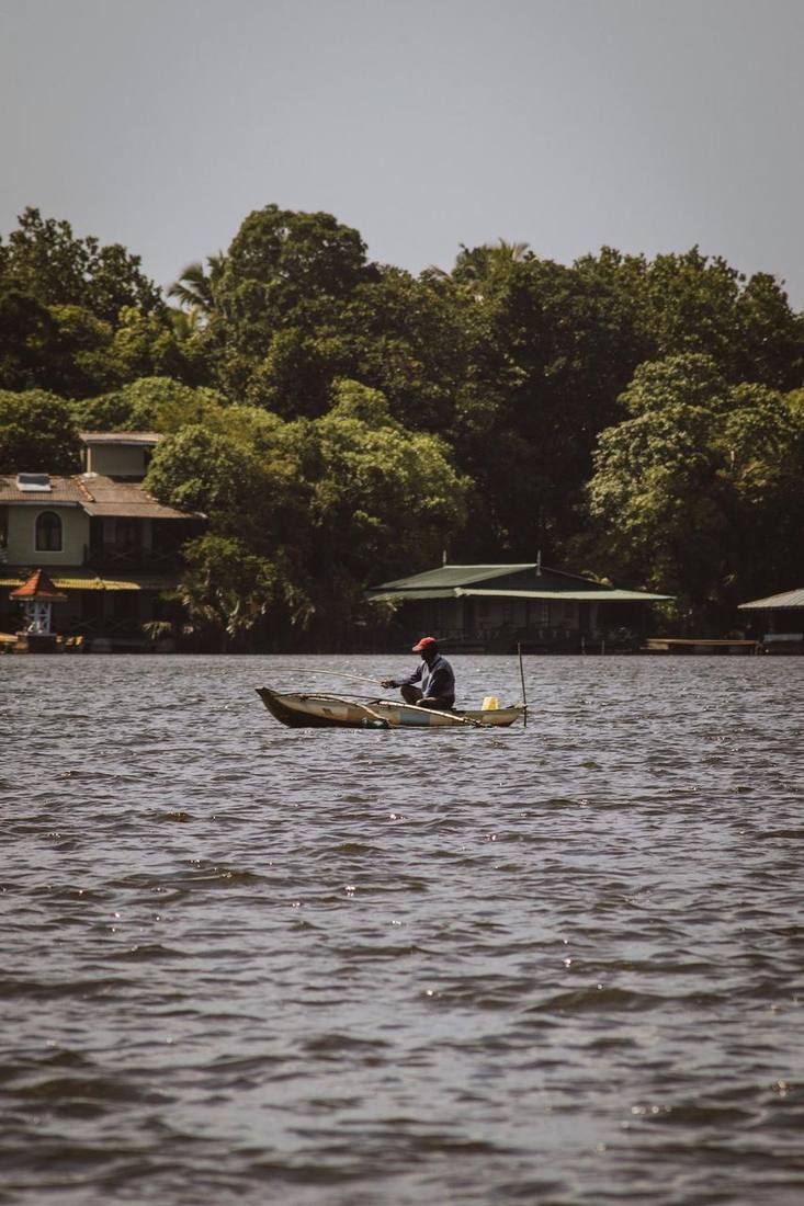 Canoe on the river