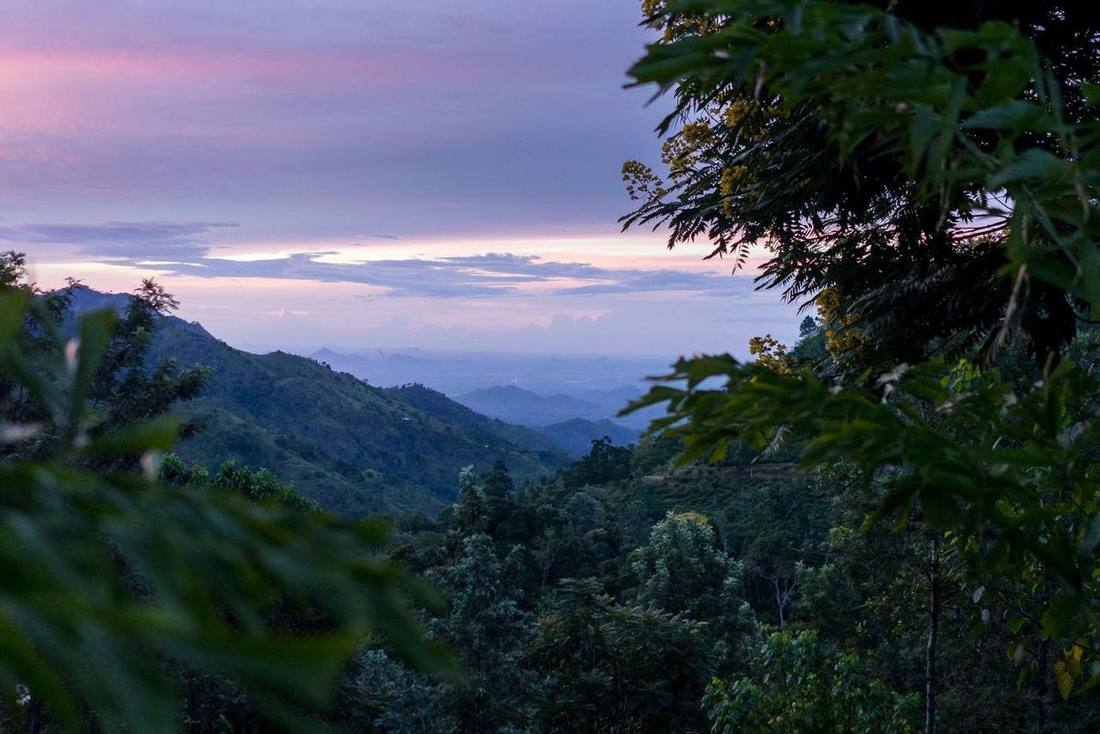 Mountains at dawn near Ella