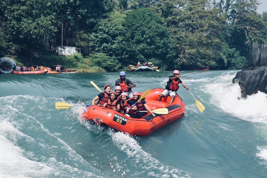 White-water rafting