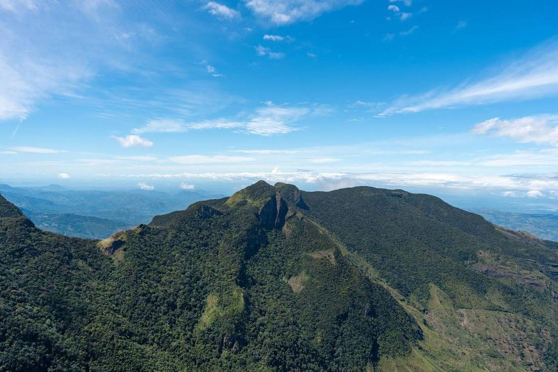 Aerial view of the Knuckles Range