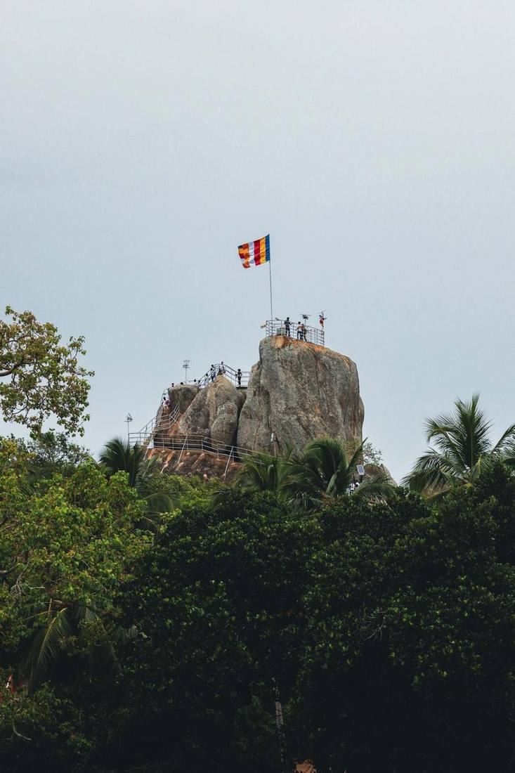 Mihintale mountain peak