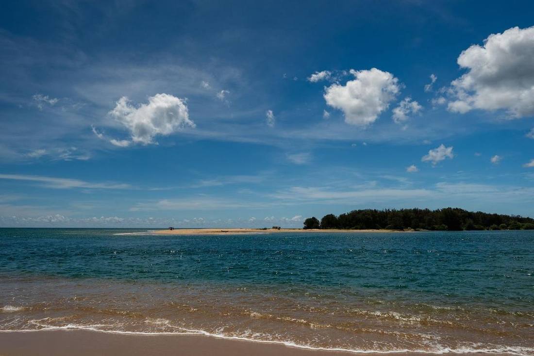 Beachscape in eastern Sri Lanka