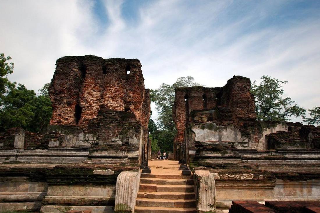 Ancient ruins in Polonnaruwa