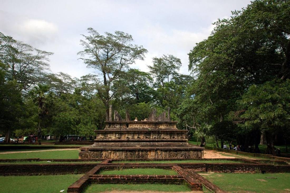 Ancient stone structure in Polonnaruwa