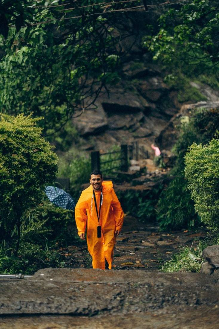Walking in the Sri Lankan forest